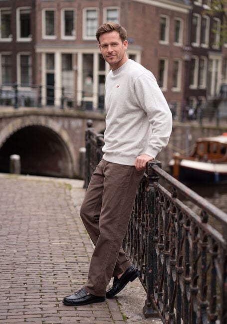 Bruine FOR&Eacute;T Chino CLAY TWILL PANTS - large