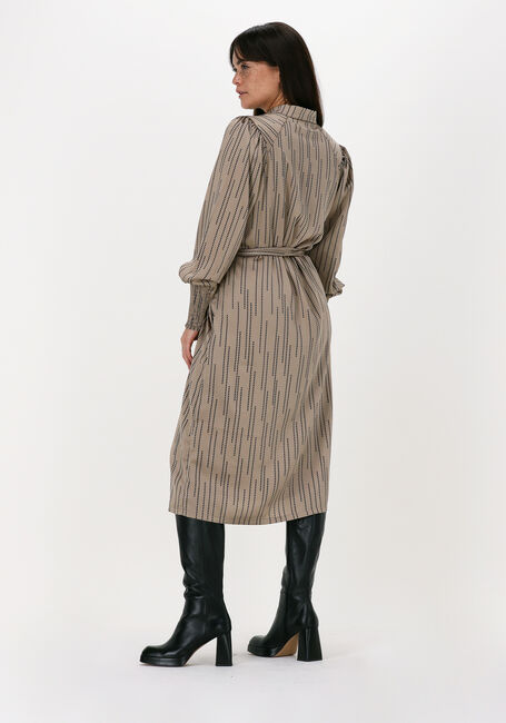 Taupe BRUUNS BAZAAR Midi jurk ACACIA CONVENT - large