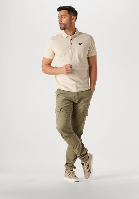 PME LEGEND Polo SHORT SLEEVE POLO JACQUARD JERSEY en beige - large