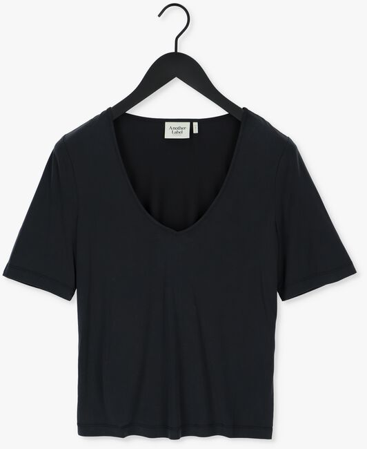 ANOTHER LABEL T-shirt MAGNOLIA V-NECK T-SHIRT S/S en noir - large