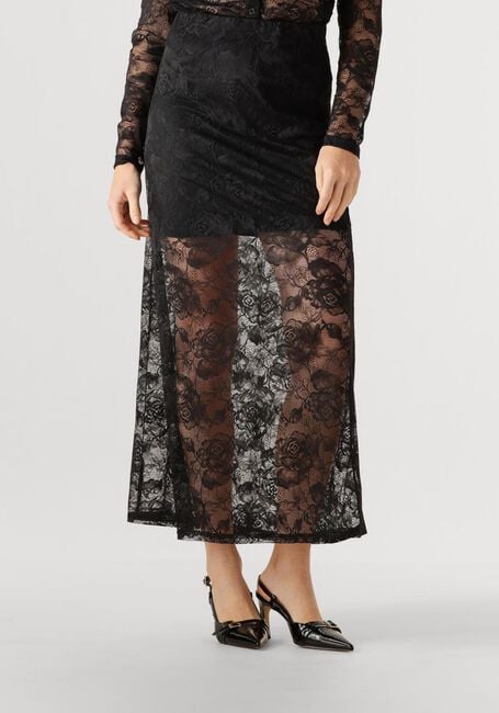 Zwarte GESTUZ Maxirok GZLEALA SKIRT - large