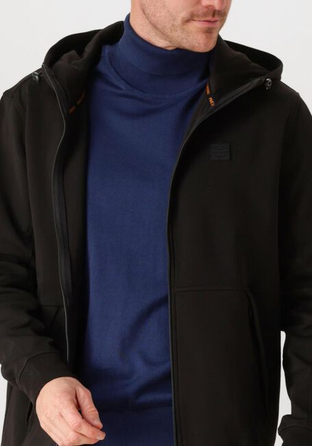 PME LEGEND Gilet HOODED JACKET INTERLOCK en noir - large