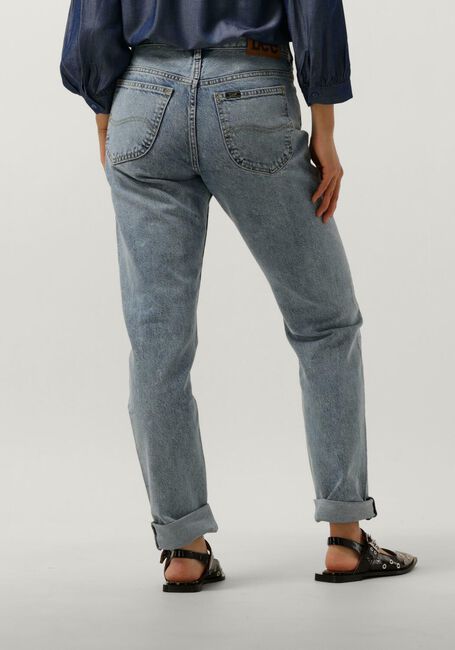 Blauwe LEE Mom jeans RIDER JEANS WASHED IN LIGHT - large