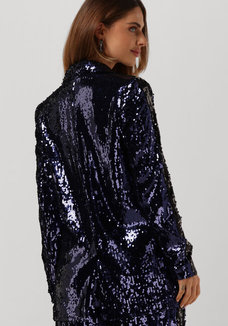 Blauwe COLOURFUL REBEL Blazer AYLA SEQUINS SINGLE BREASTED BOYFRIEND BLAZER - large