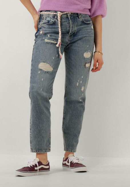 SCOTCH & SODA Wide jeans THE BUZZ SLIM BOYFRIEND JEANS - ALL TIED UP en bleu - large