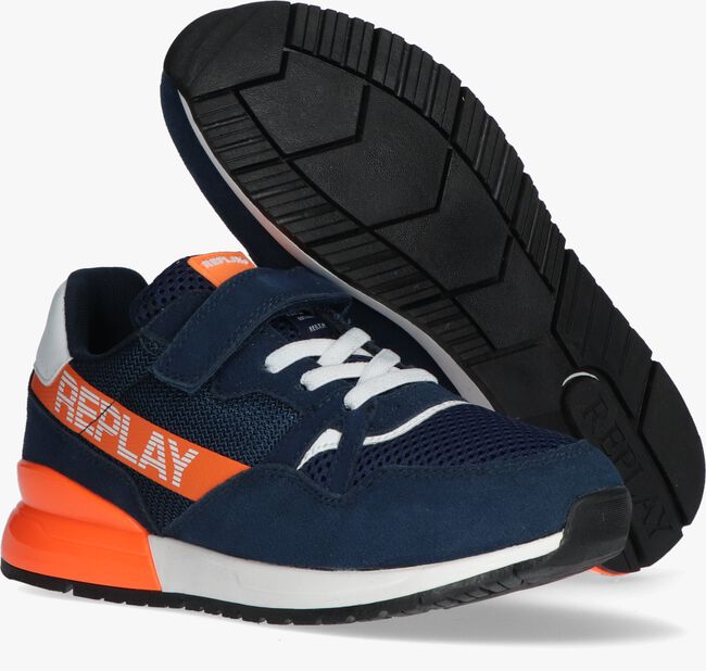 Blauwe REPLAY Lage sneakers GLAZOV  - large
