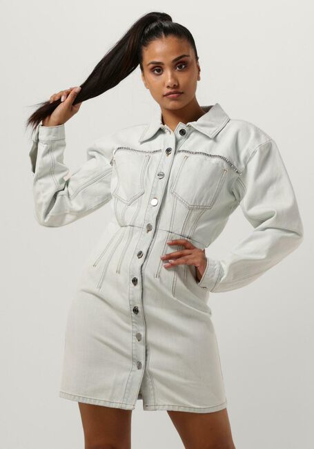 GESTUZ Mini robe CALIAGZ DRESS Bleu clair - large