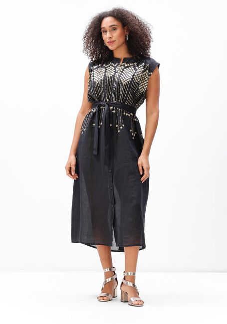 Zwarte GREEK ARCHAIC KORI Jurken S26K-4083196 - large