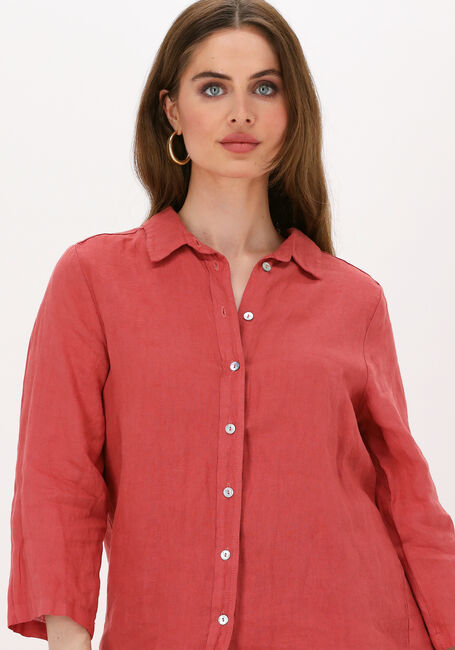 BY-BAR IRENE LINEN BLOUSE Blouses en rouge - large