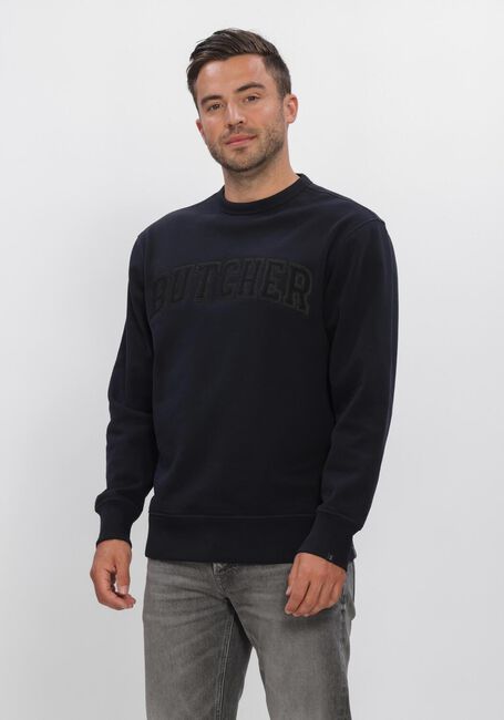 BUTCHER OF BLUE Chandail BUTCHER CREW Bleu fonc&eacute; - large