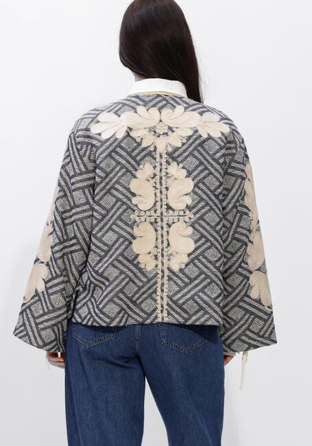 Blauwe SUMMUM Jassen JACKET BLUE JACQUARD - large