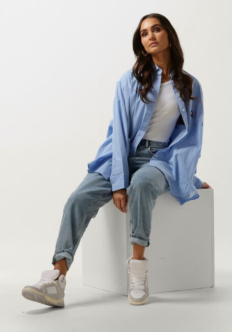 TOMMY JEANS TJW SUPER OVERSIZED STRIPE SHIRT Blouses en bleu - large