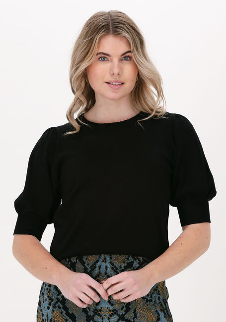 MINUS Haut LIVA KNIT TEE en noir - large