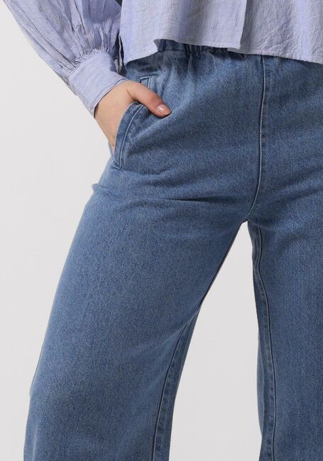 BY-BAR Pantalon large MEES DENIM PANTS en bleu - large