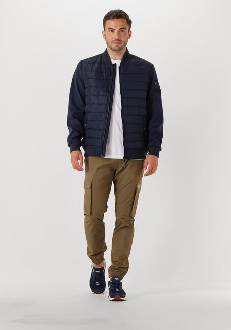 PURE PATH Veste matelassé REGULAR FIT PADDED JACKETS Bleu foncé - large