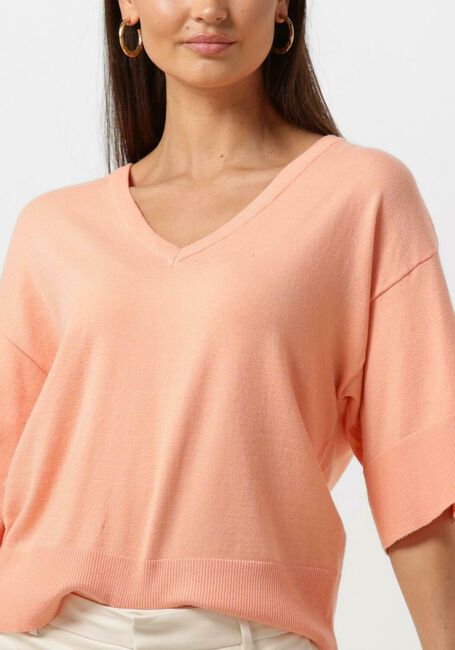 MSCH COPENHAGEN Haut MSCHESLINA RACHELLE 2/4 V NECK PULLOVER Rose clair - large