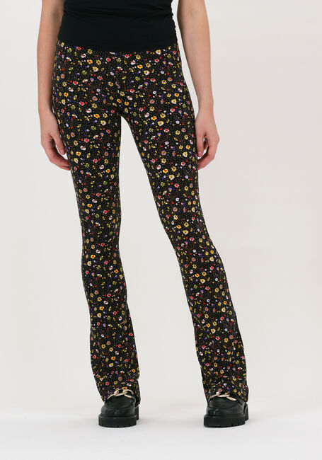 Multi COLOURFUL REBEL Flared broek SMALL FLOWER PEACHED FLARE PAN - large
