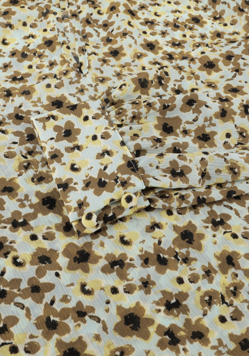 Groene MSCH COPENHAGEN  ADALIA RIKKELIE TOP AOP - large