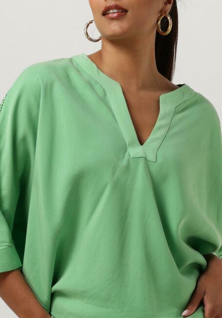 Mint SUMMUM  TOP BAT SLEEVES TENCEL - large