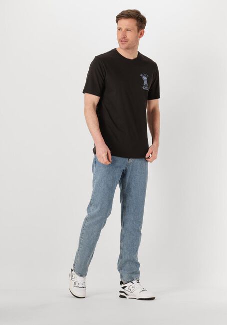 Zwarte SCOTCH & SODA T-shirt LEFT CHEST ARTWORK T-SHIRT - large