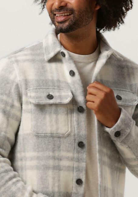 PROFUOMO Surchemise OVERSHIRT KNIT BOIL WL en gris - large