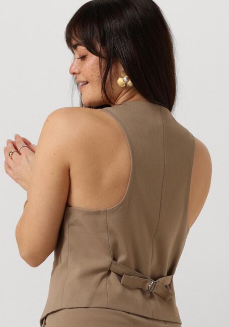 COPENHAGEN MUSE Gilet CMTAILOR-WAISTCOAT en camel - large