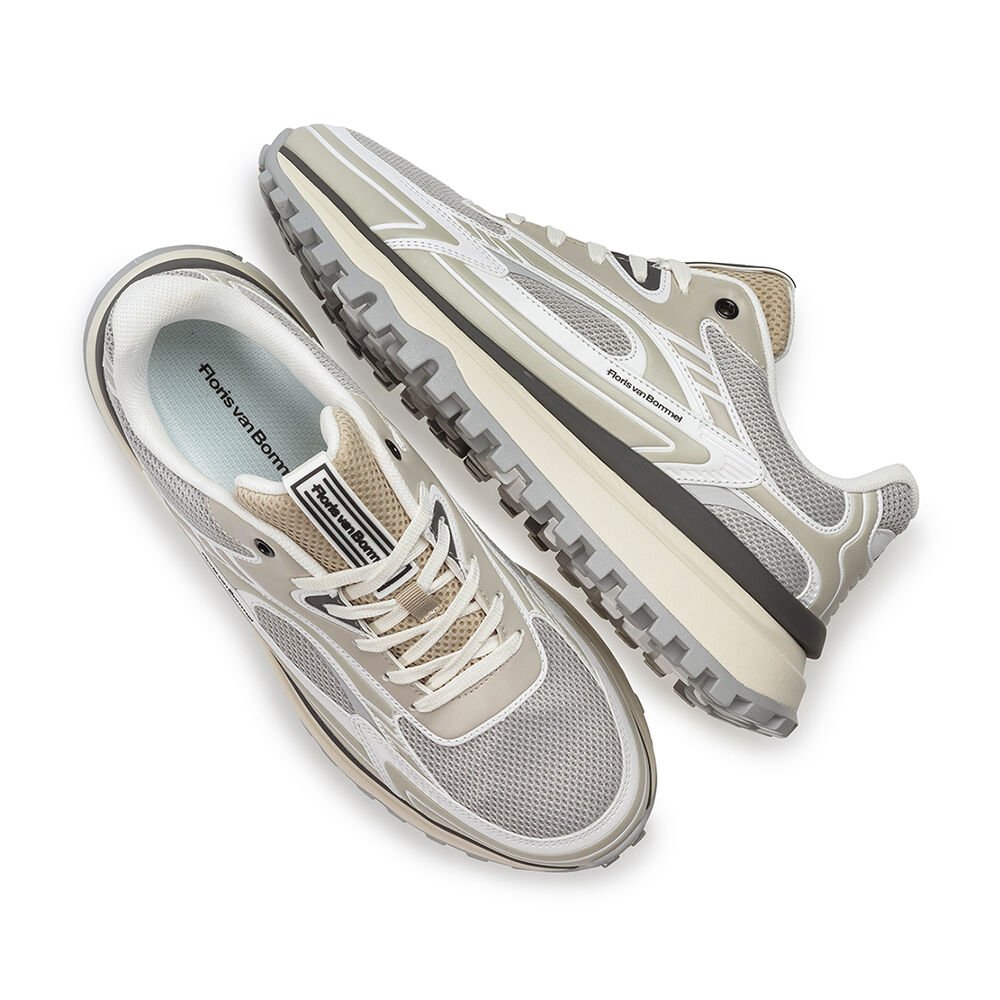 FLORIS VAN BOMMEL Baskets basses DE GRIPPER 10211 en beige - medium