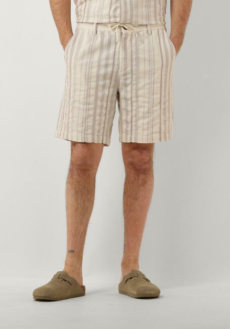 ANERKJENDT Pantalon courte AKLT JAN ELASTIC COTTON SHORTS en beige - large