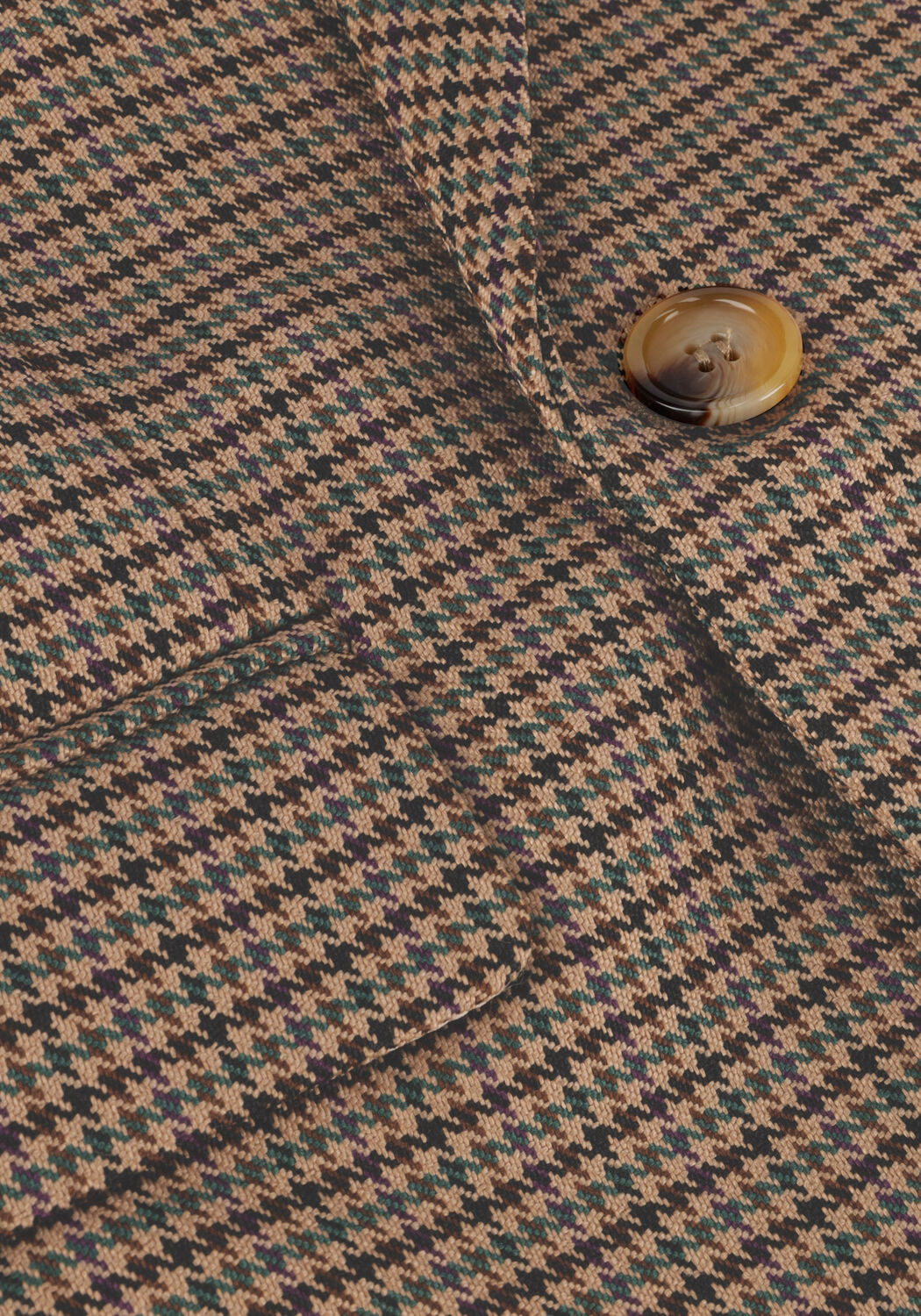 Bruine AAIKO Blazer CHARLENA PIED PES 561 - large