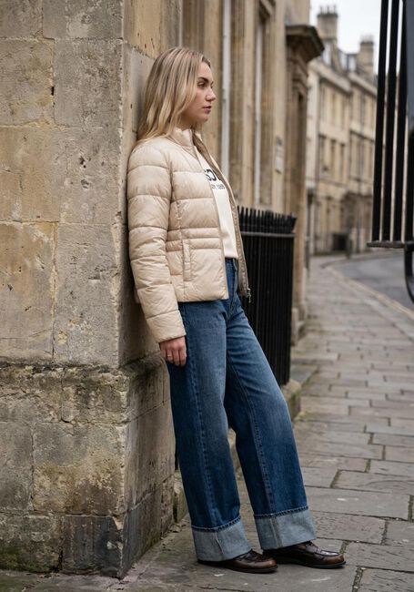 Beige BEAUMONT Gewatteerde jas CIARA JACKET - large