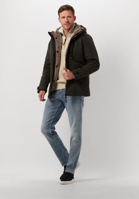 Groene PME LEGEND Jassen SEMI LONG JACKET SNOWPACK TRAIL RIPSTOP - large