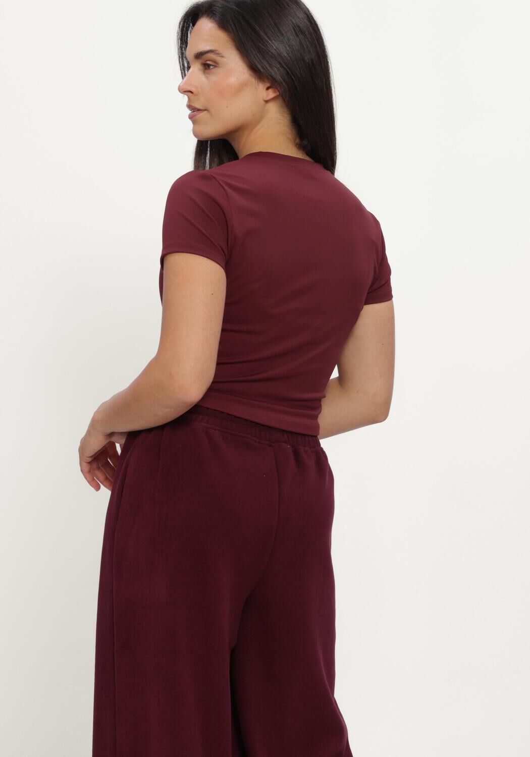 STUDIO AMAYA T-shirt ESSENTIEL TEE - BORDEAUX Bordeaux - large