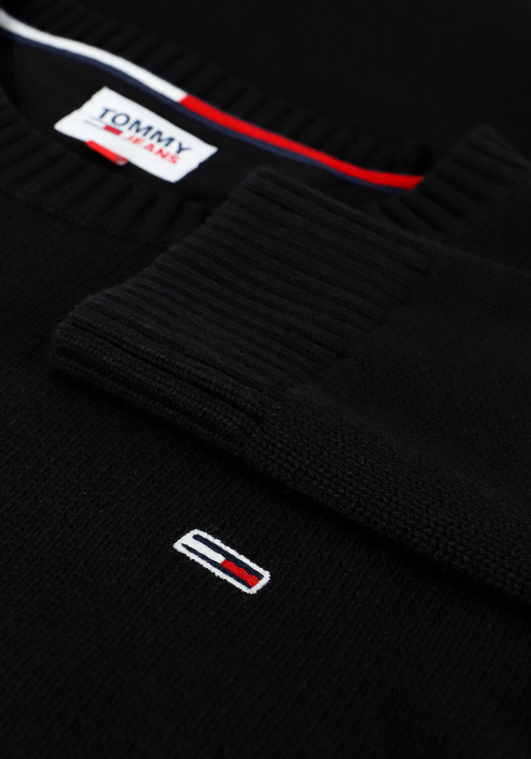 TOMMY JEANS Pull TJM ESSENTIAL CREW NECK SWEATE en noir - large