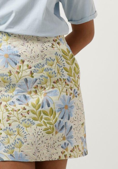 MSCH COPENHAGEN Mini-jupe ALOE W FLORALS Bleu clair - large