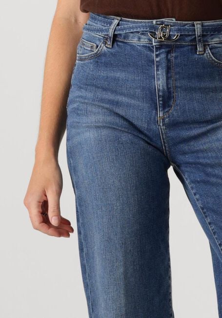 Blauwe LIU JO Wide jeans BUTTOM UP GOOD FLAIR - large