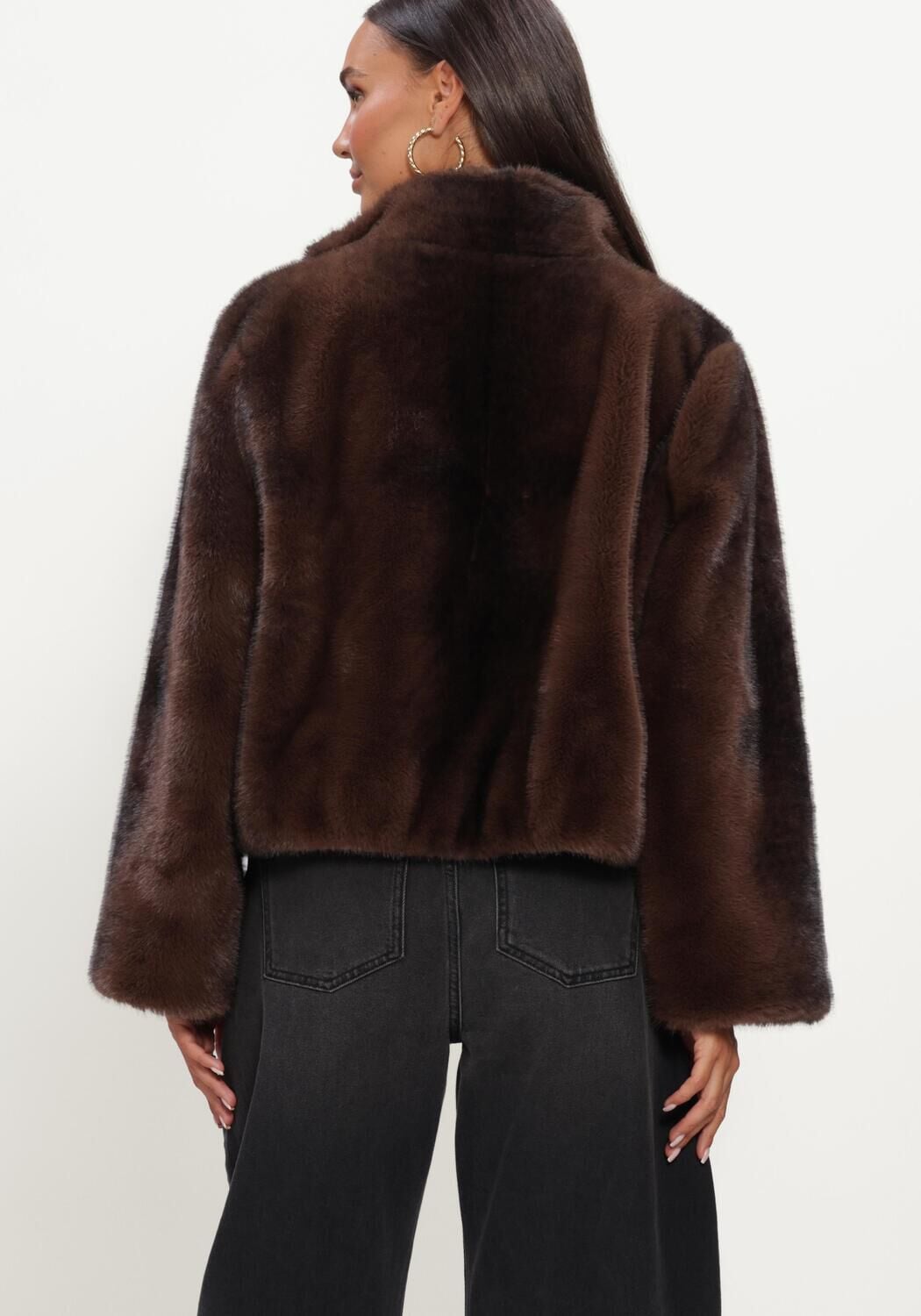 MY ESSENTIAL WARDROBE Jack MWEASTON FUR JACKET en marron - large