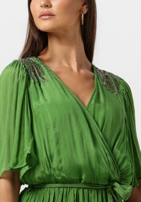 LOUIZON Robe maxi ASTRAL en vert - large