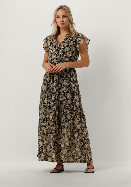 Donkergroene CIRCLE OF TRUST Maxi jurk SOPHIA DRESS - large