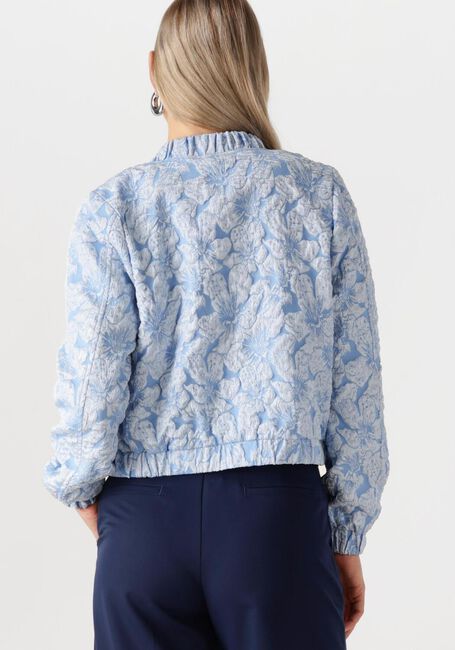 JANSEN AMSTERDAM Jack JOSIEN JASJE J 275 JACQUARD BOMBER LONG SLEEVE Bleu clair - large