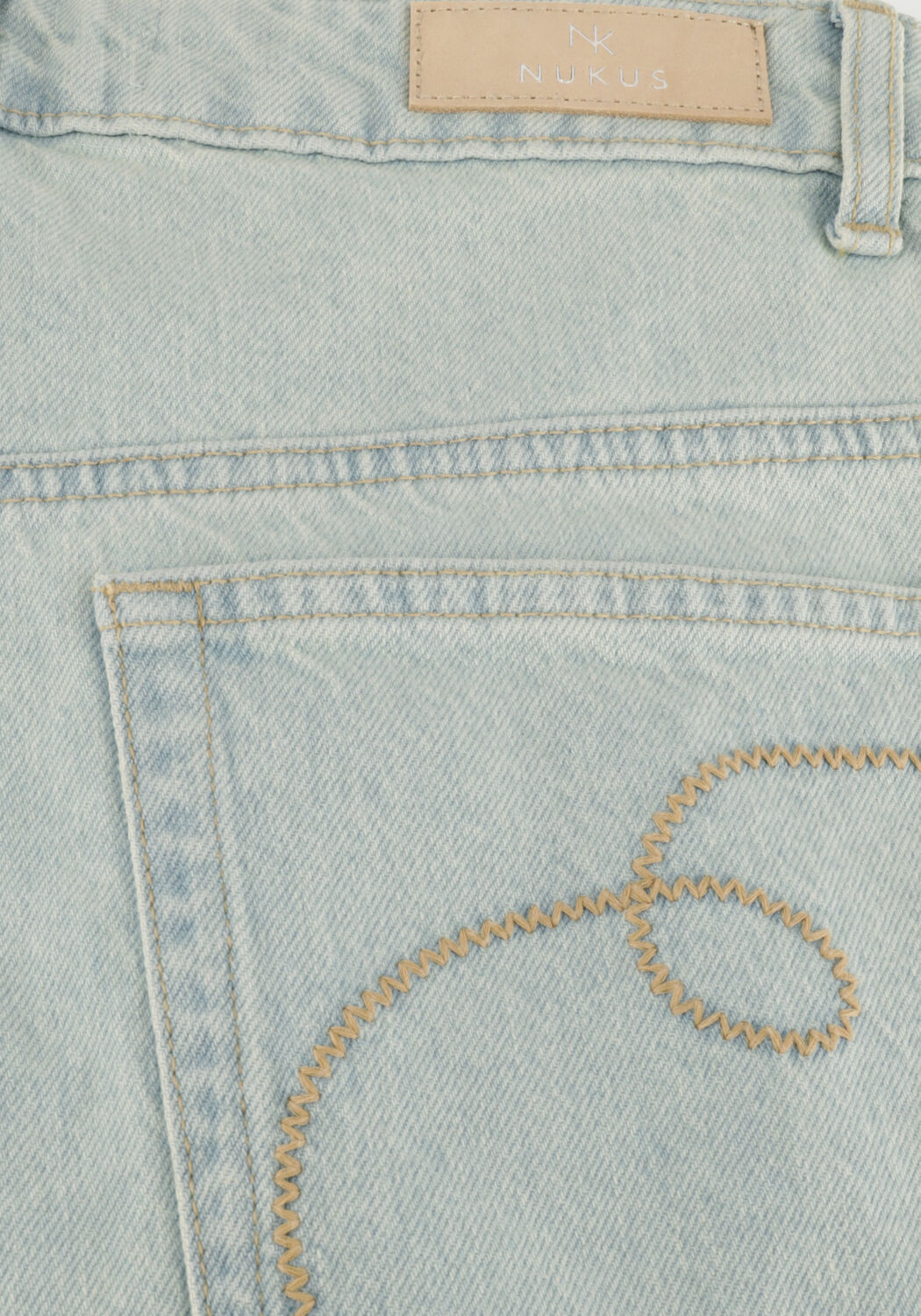 Lichtblauwe NUKUS Wide jeans BLAIR PANTS - large