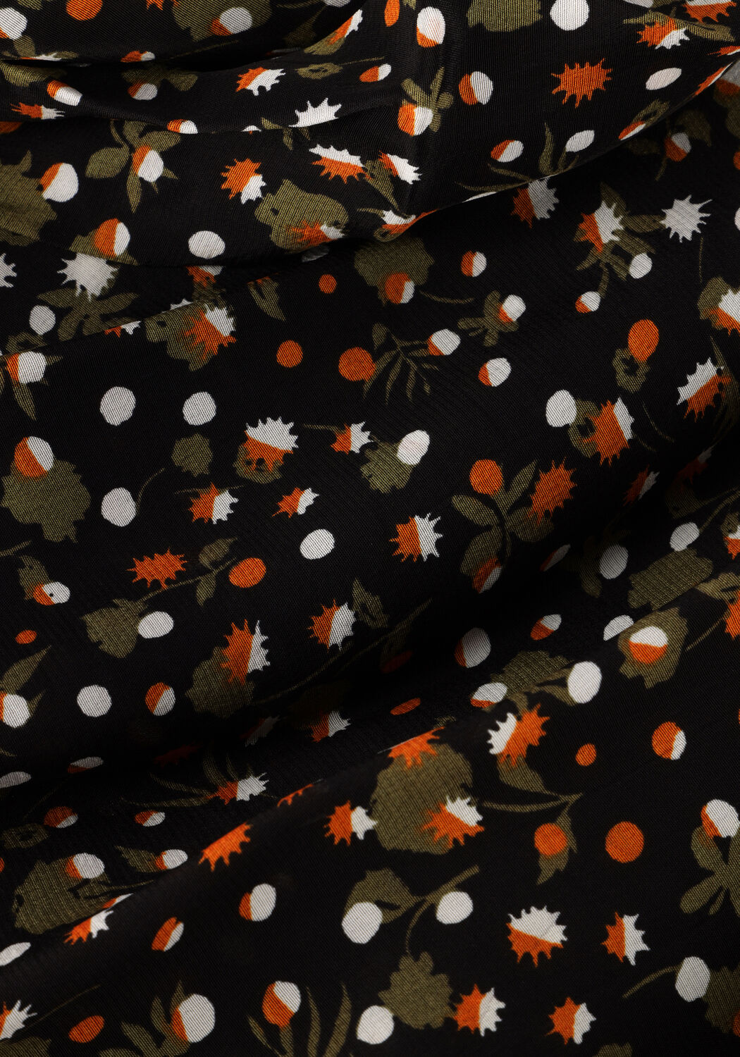 Groene SCOTCH & SODA  DRAPEY SEASONAL SHIRT WITH TIES AT NECK - large