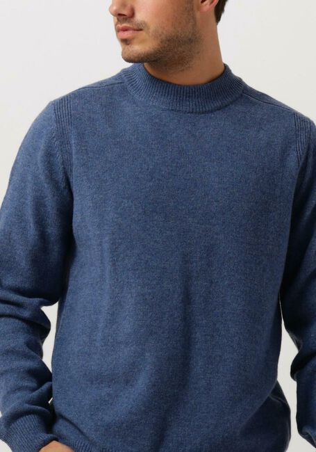 ANERKJENDT Pull AKRICO LAMBSWOOL KNIT en bleu - large