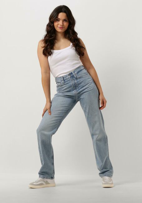 CALVIN KLEIN Straight leg jeans HIGH RISE STRAIGHT en bleu - large