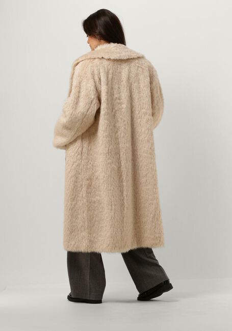 Creme STAND STUDIO Faux fur jas NICOLE COAT - large