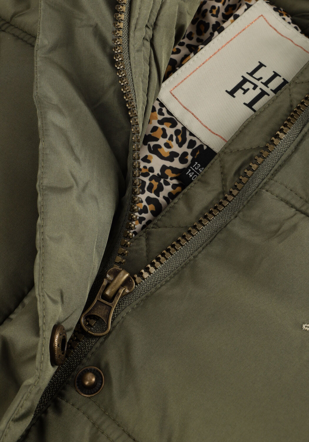 Groene LIKE FLO Gewatteerde jas AVA - large