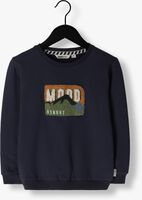 Donkerblauwe MOODSTREET Sweater TOWELLING EMBRO SWEATER - medium