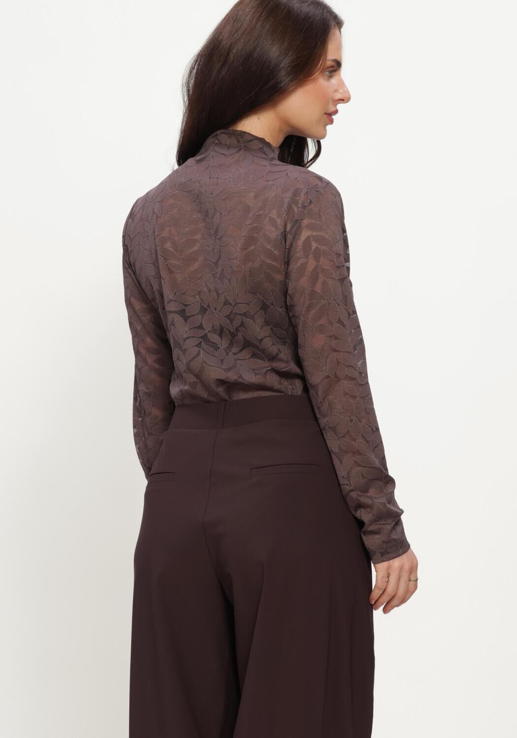 Bruine STUDIO ANNELOES Top REAGAN LACE TOP - large