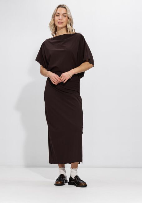 STUDIO ANNELOES Robe maxi Ineke dress en marron - large
