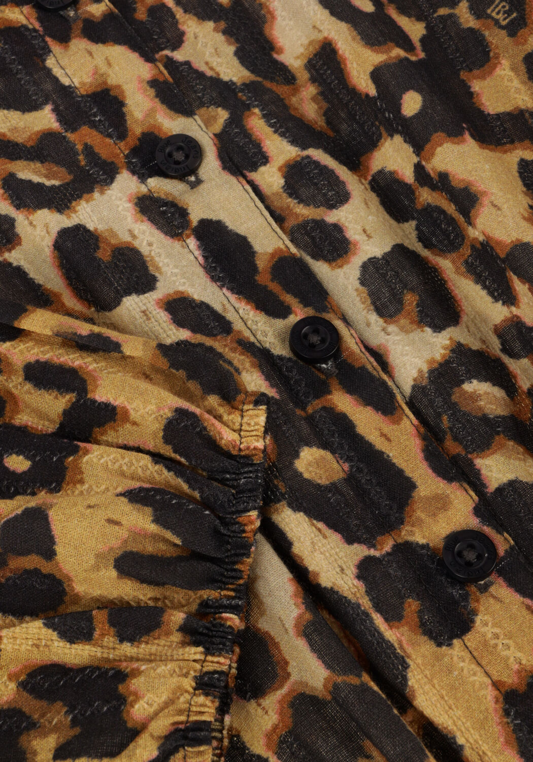 Zand INDIAN BLUE JEANS Mini jurk LEOPARD DRESS - large