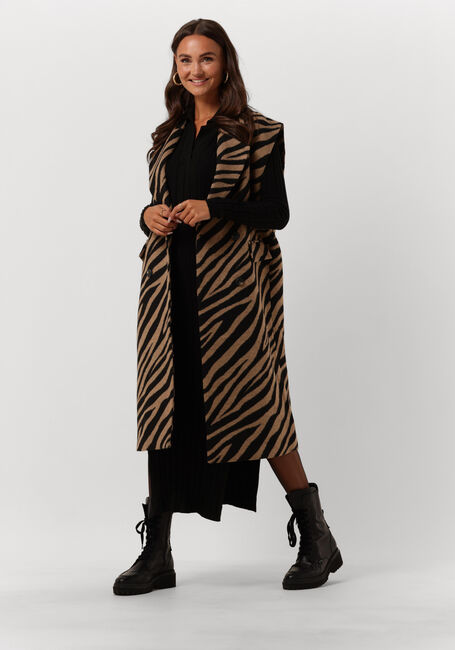 Y.A.S. Gilet YASZELLA LONG WAISTCOAT en multicolore - large